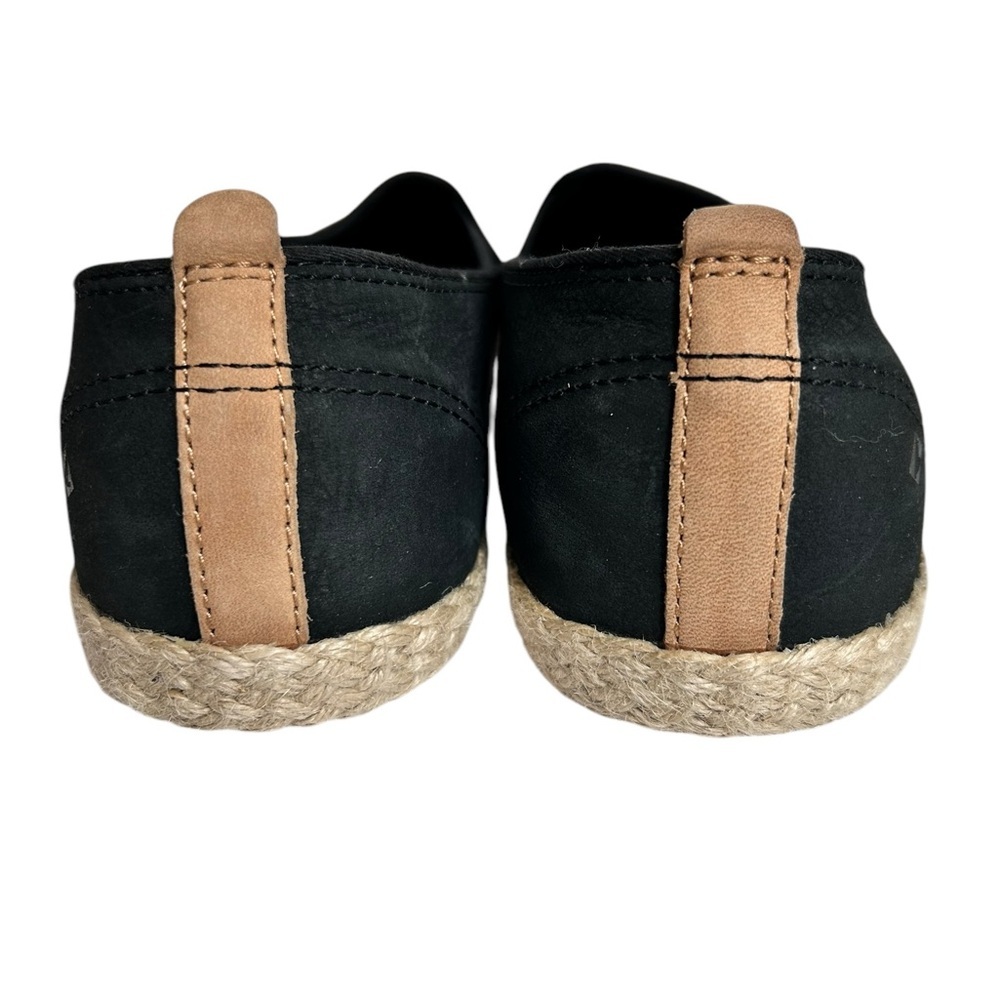 Sperry Black Canvas Slip-On Espadrille Sneakers - Picture 3 of 9